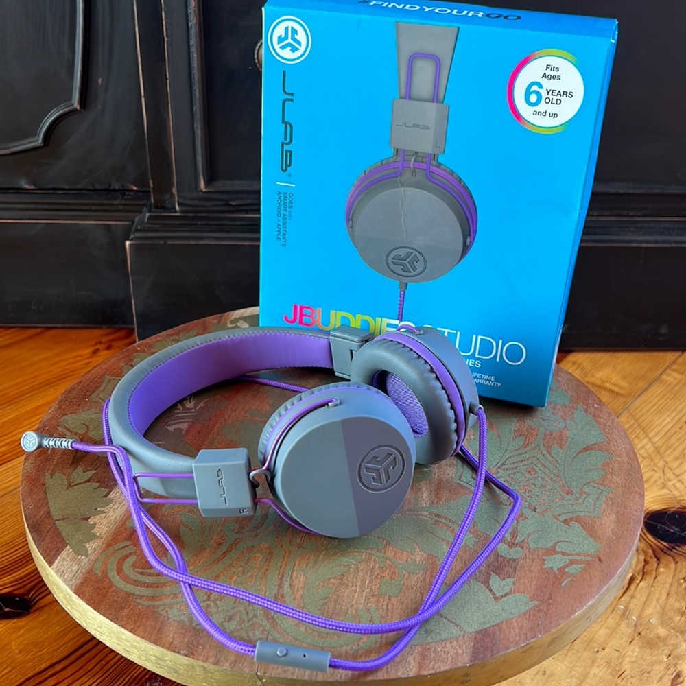 💚3 for $15💚JLab JBuddies Studio On-Ear Wired Toddler Headphones Volume Limiter